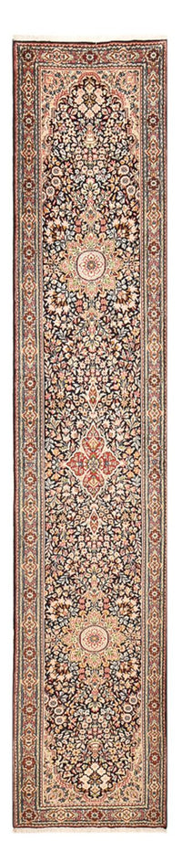 Tapis de couloir Tapis persan - Royal - 380 x 80 cm - beige foncé