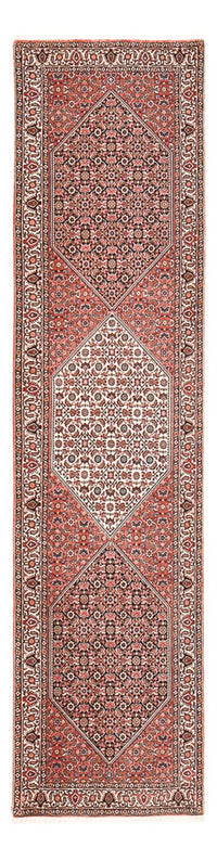 Tapis de couloir Tapis persan - Bidjar - 290 x 72 cm - rouille