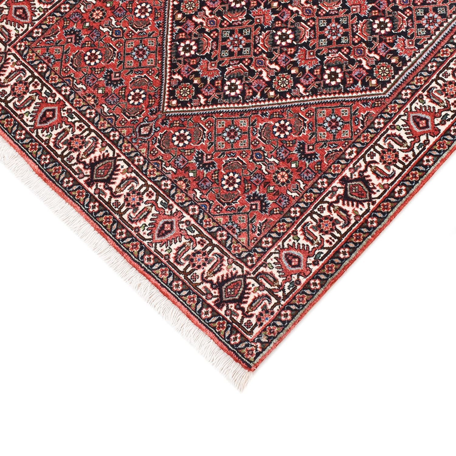 Tapis de couloir Tapis persan - Bidjar - 290 x 72 cm - rouille