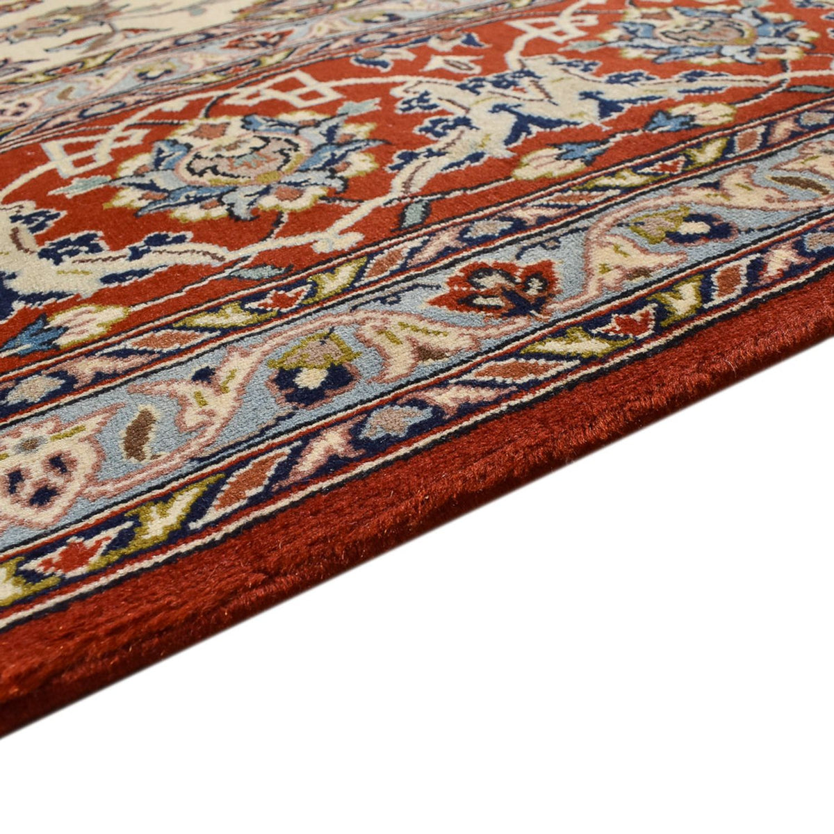 Tapis persan - Isfahan - Premium - 367 x 253 cm - beige clair