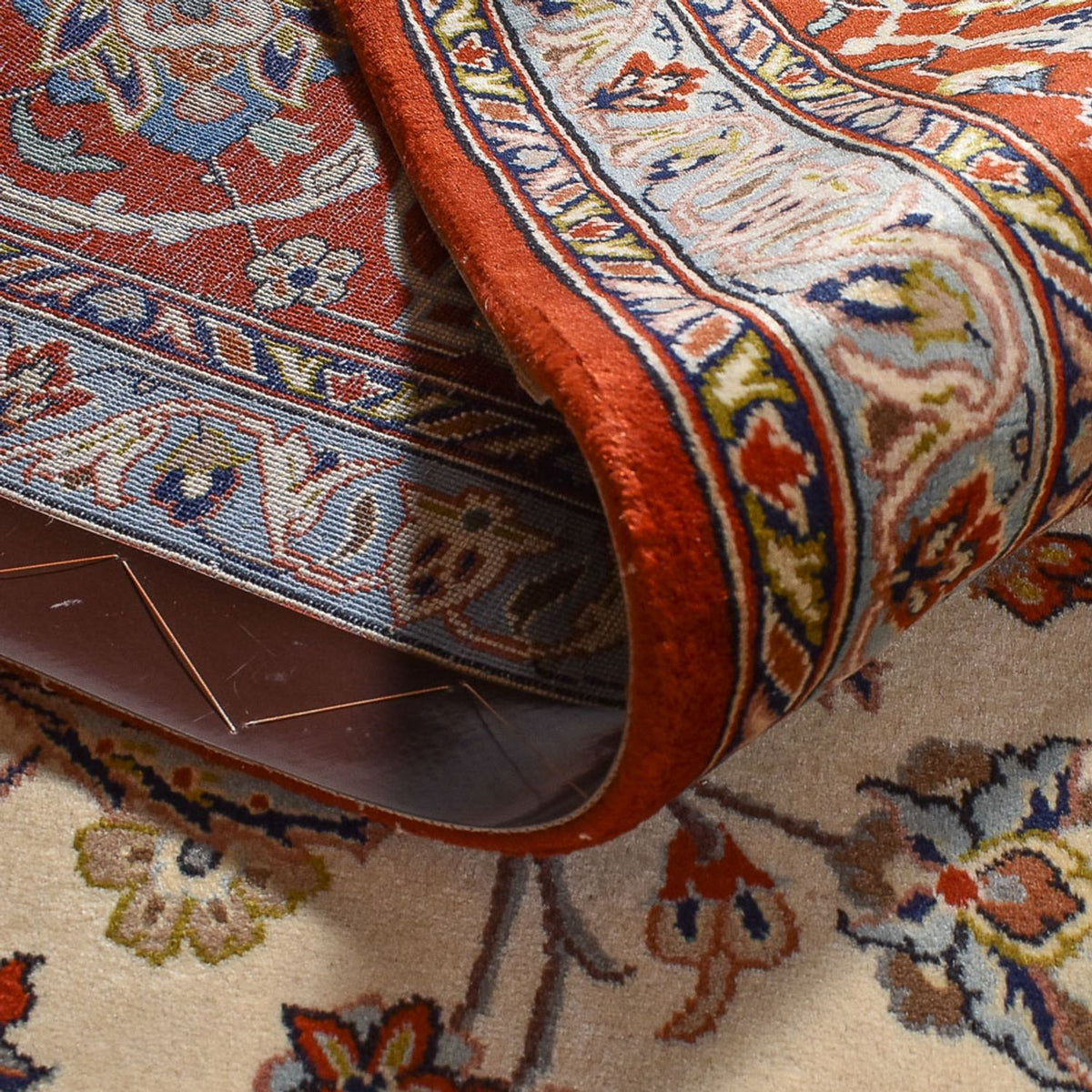 Tapis persan - Isfahan - Premium - 367 x 253 cm - beige clair