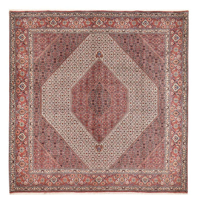 Tapis persan - Bidjar carré  - 307 x 300 cm - rouille