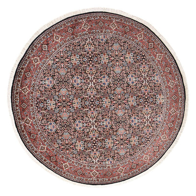 Tapis persan - Bidjar - 240 x 240 cm - rouge foncé