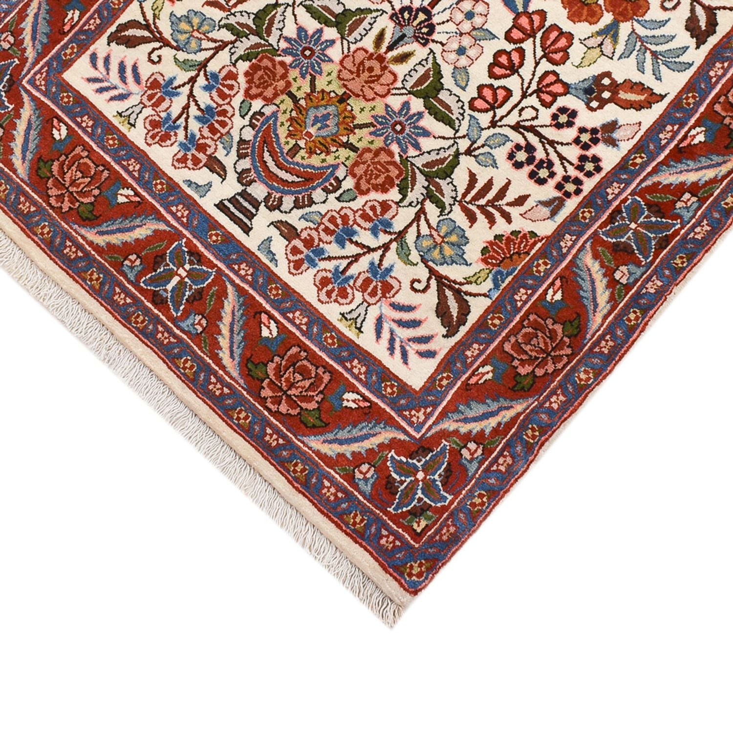 Tapis de couloir Tapis persan - Bidjar - 313 x 75 cm - beige