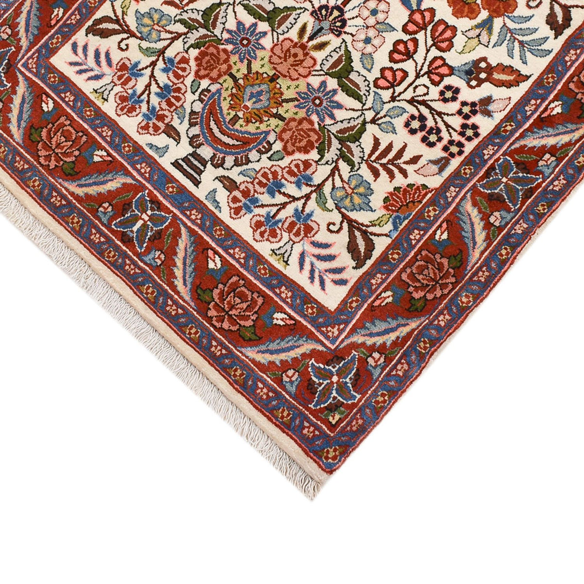 Tapis de couloir Tapis persan - Bidjar - 313 x 75 cm - beige