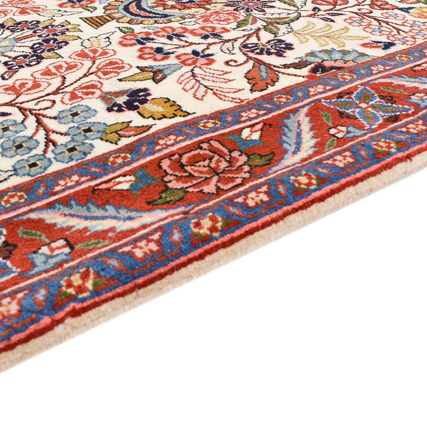Tapis de couloir Tapis persan - Bidjar - 313 x 75 cm - beige