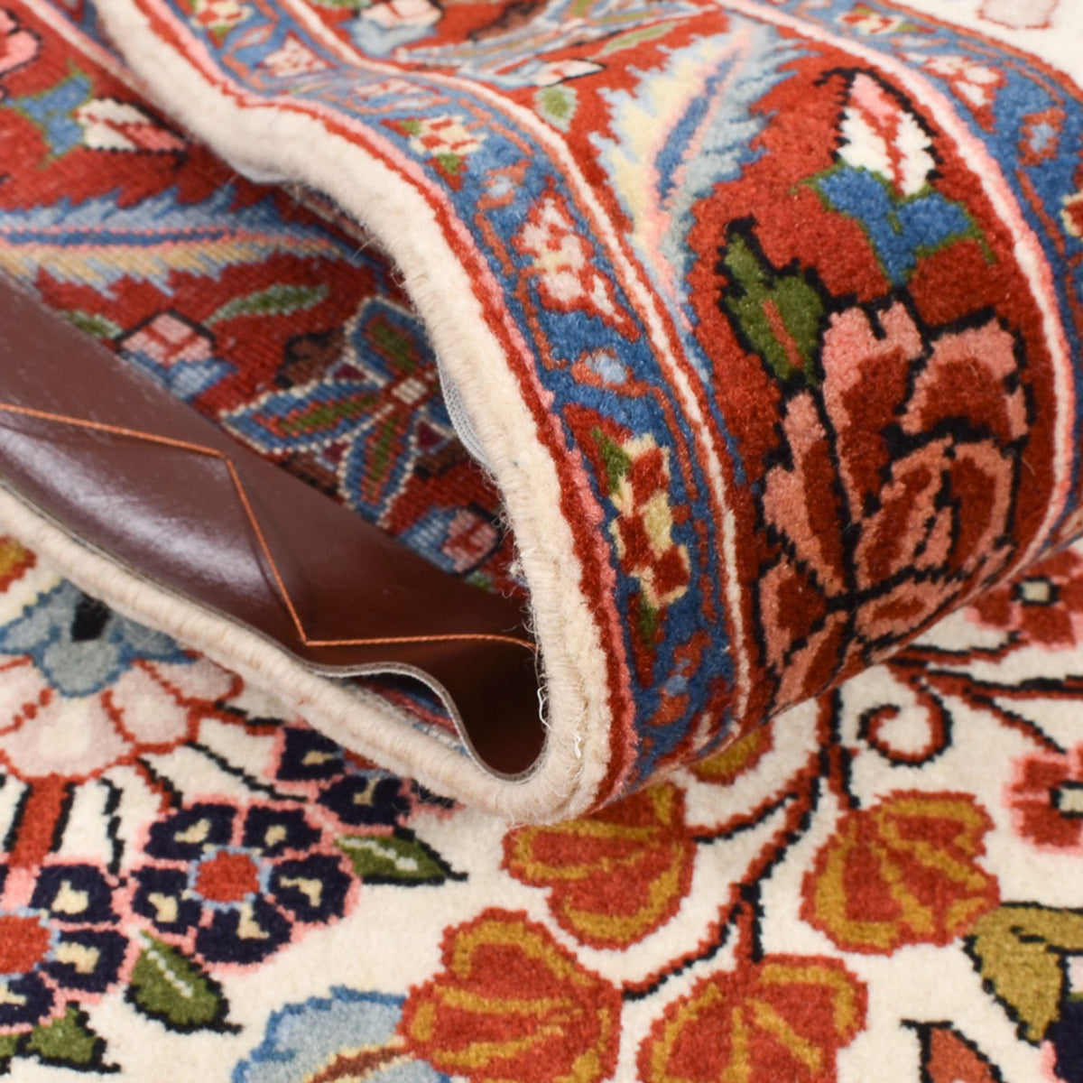 Tapis de couloir Tapis persan - Bidjar - 313 x 75 cm - beige