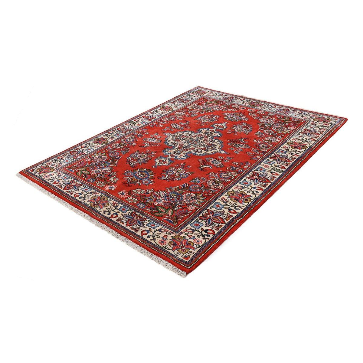 Tapis persan - Classique - 212 x 135 cm - rouge
