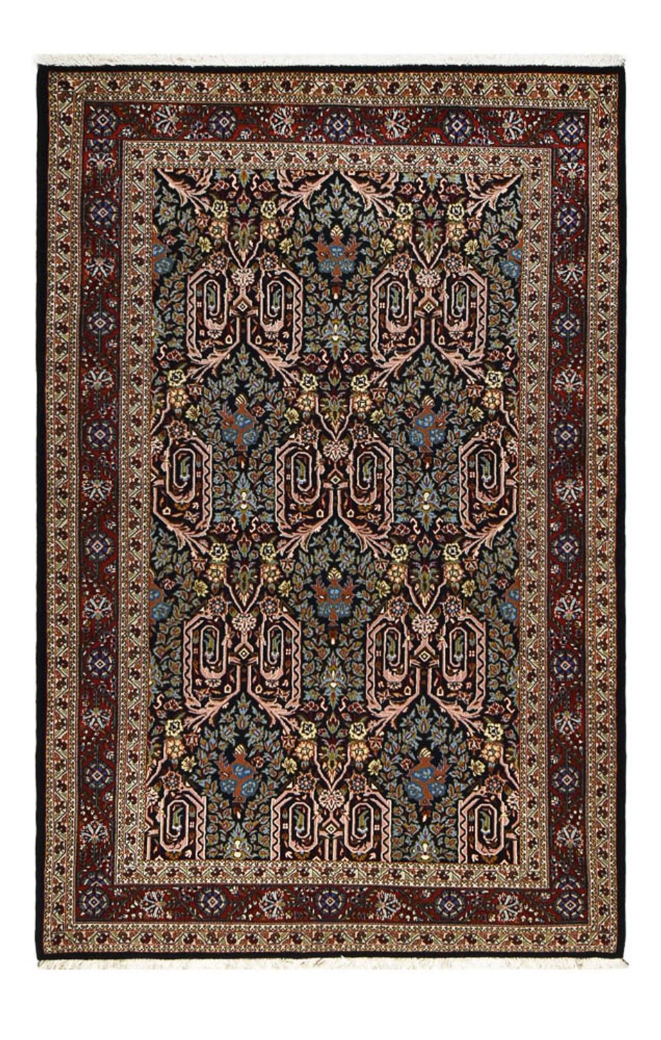 Tapis persan - Classique - 210 x 136 cm - marron foncé
