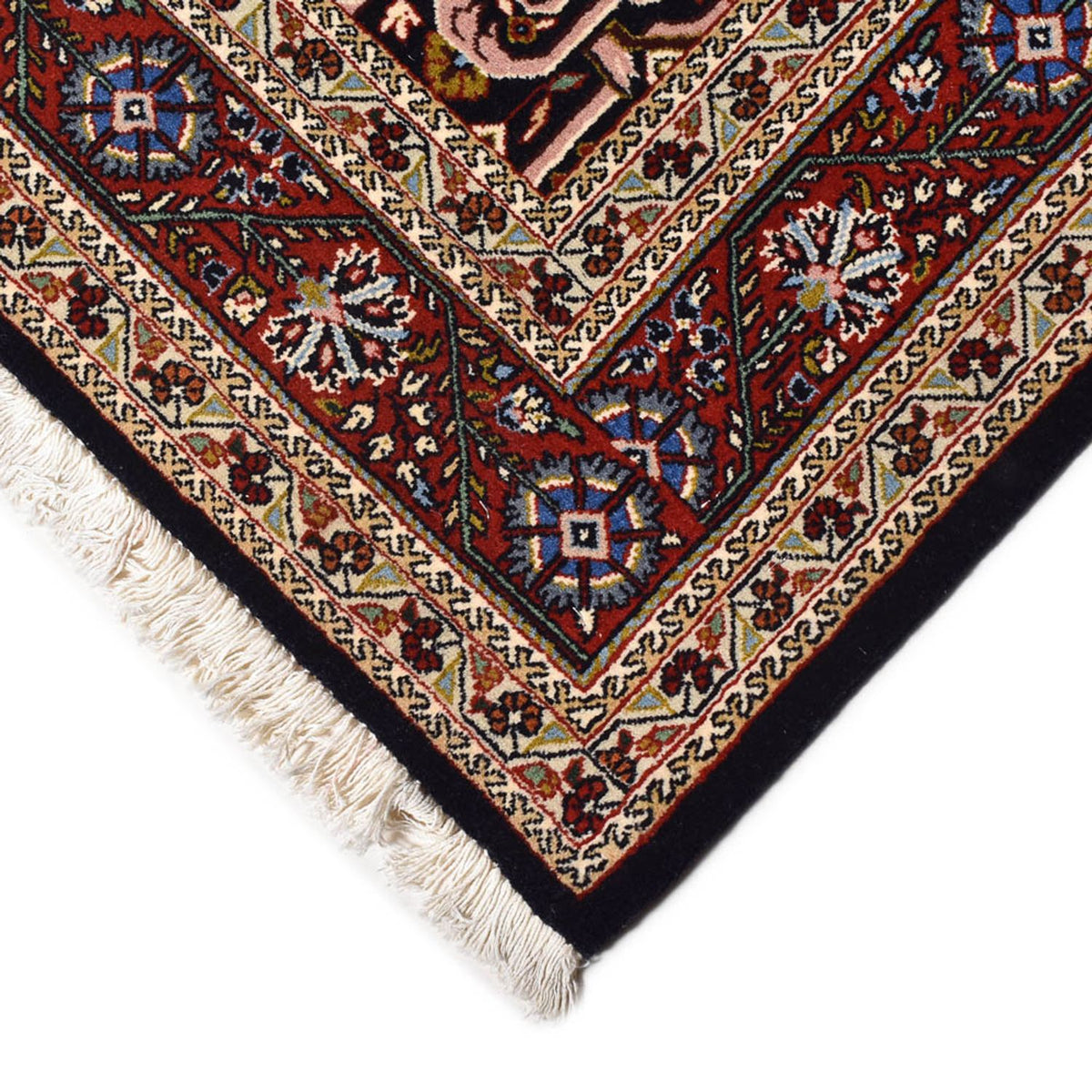 Tapis persan - Classique - 210 x 136 cm - marron foncé