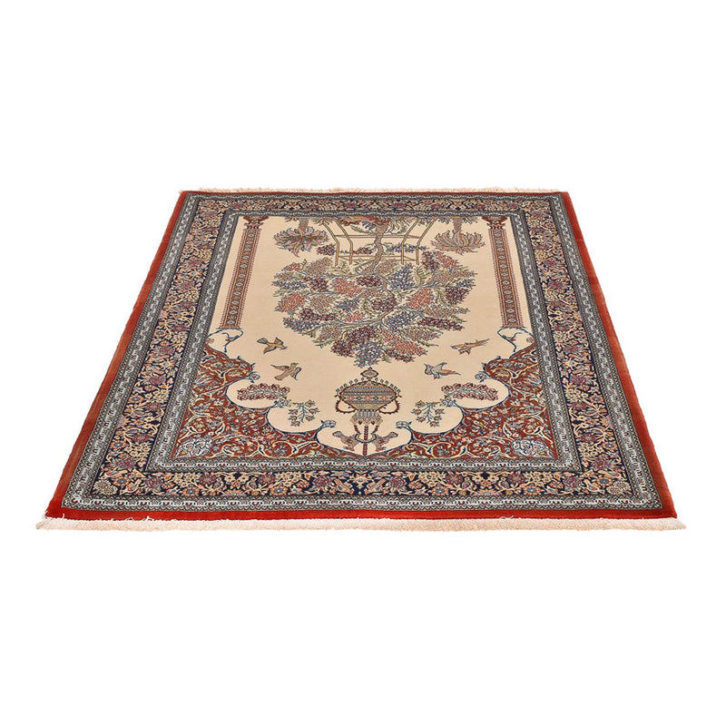 Tapis persan - Ghom - Royal - 200 x 136 cm - beige clair