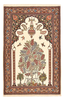 Tapis persan - Ghom - Royal - 210 x 132 cm - multicolore
