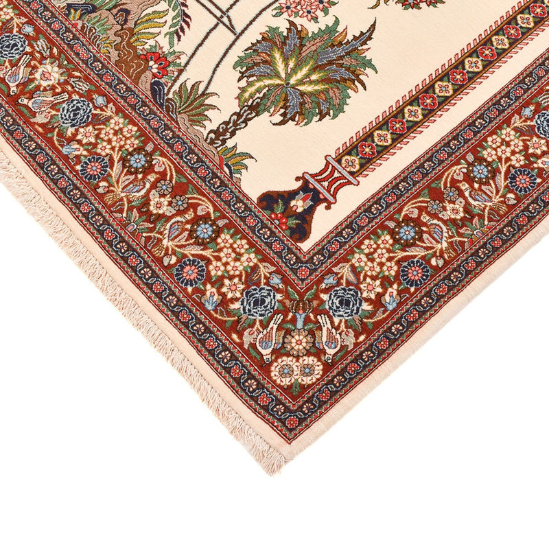 Tapis persan - Ghom - Royal - 210 x 132 cm - multicolore