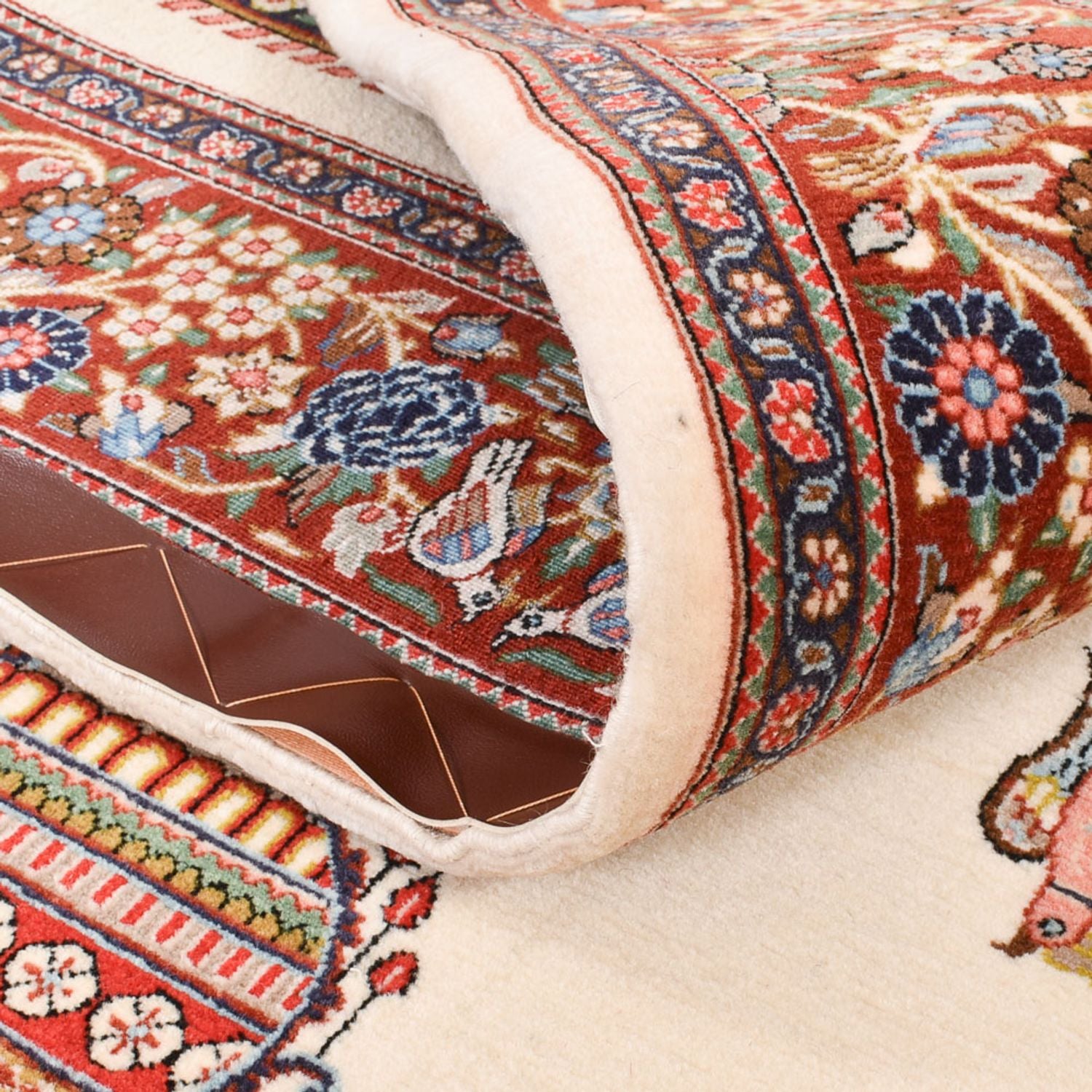 Tapis persan - Ghom - Royal - 210 x 132 cm - multicolore