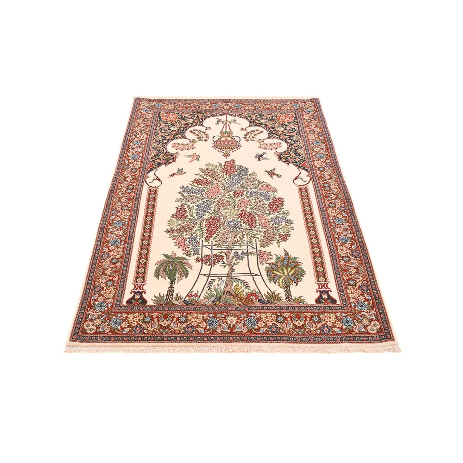 Tapis persan - Ghom - Royal - 210 x 132 cm - multicolore