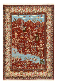 Tapis persan - Ghom - 203 x 138 cm - multicolore