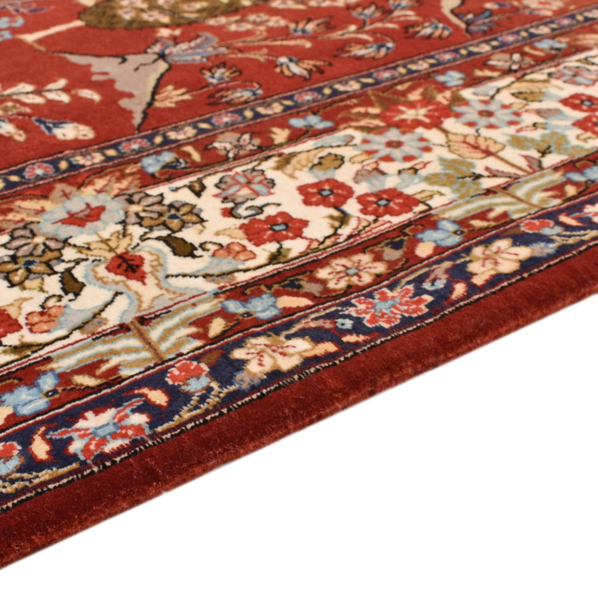 Tapis persan - Ghom - 203 x 138 cm - multicolore