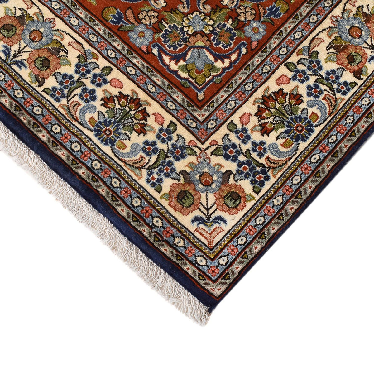 Tapis persan - Ghom - Royal - 188 x 130 cm - beige clair