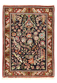Tapis persan - Ghom - 79 x 55 cm - multicolore