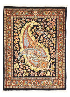 Tapis persan - Ghom - 80 x 63 cm - multicolore