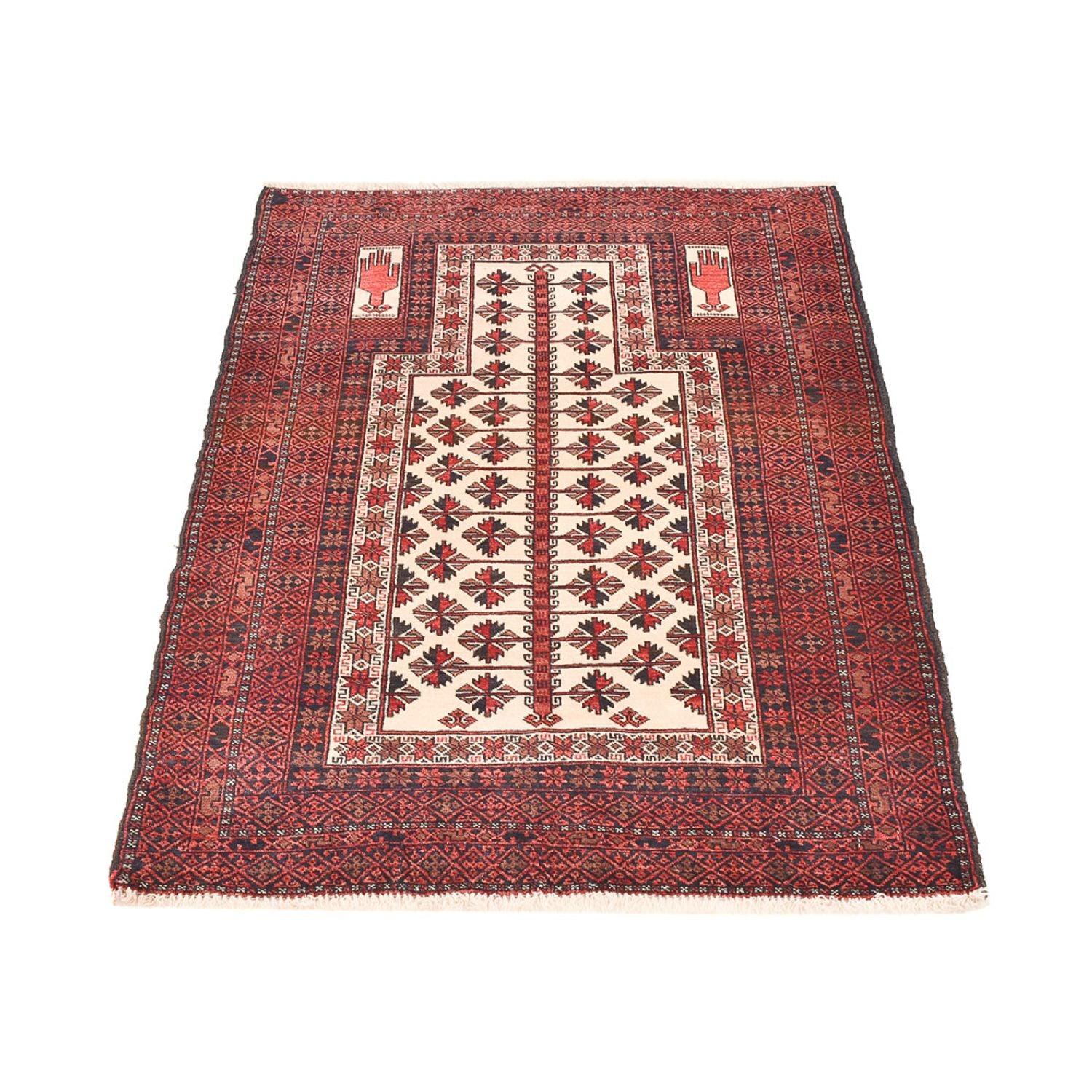 Tapis Belutsch - 139 x 92 cm - multicolore