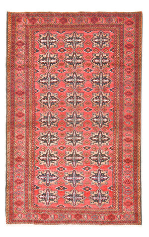 Tapis Belutsch - 207 x 132 cm - rouge clair