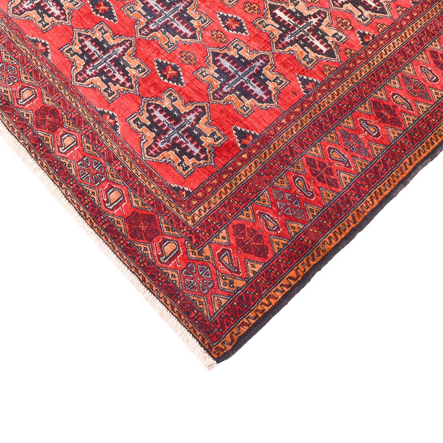 Tapis Belutsch - 207 x 132 cm - rouge clair