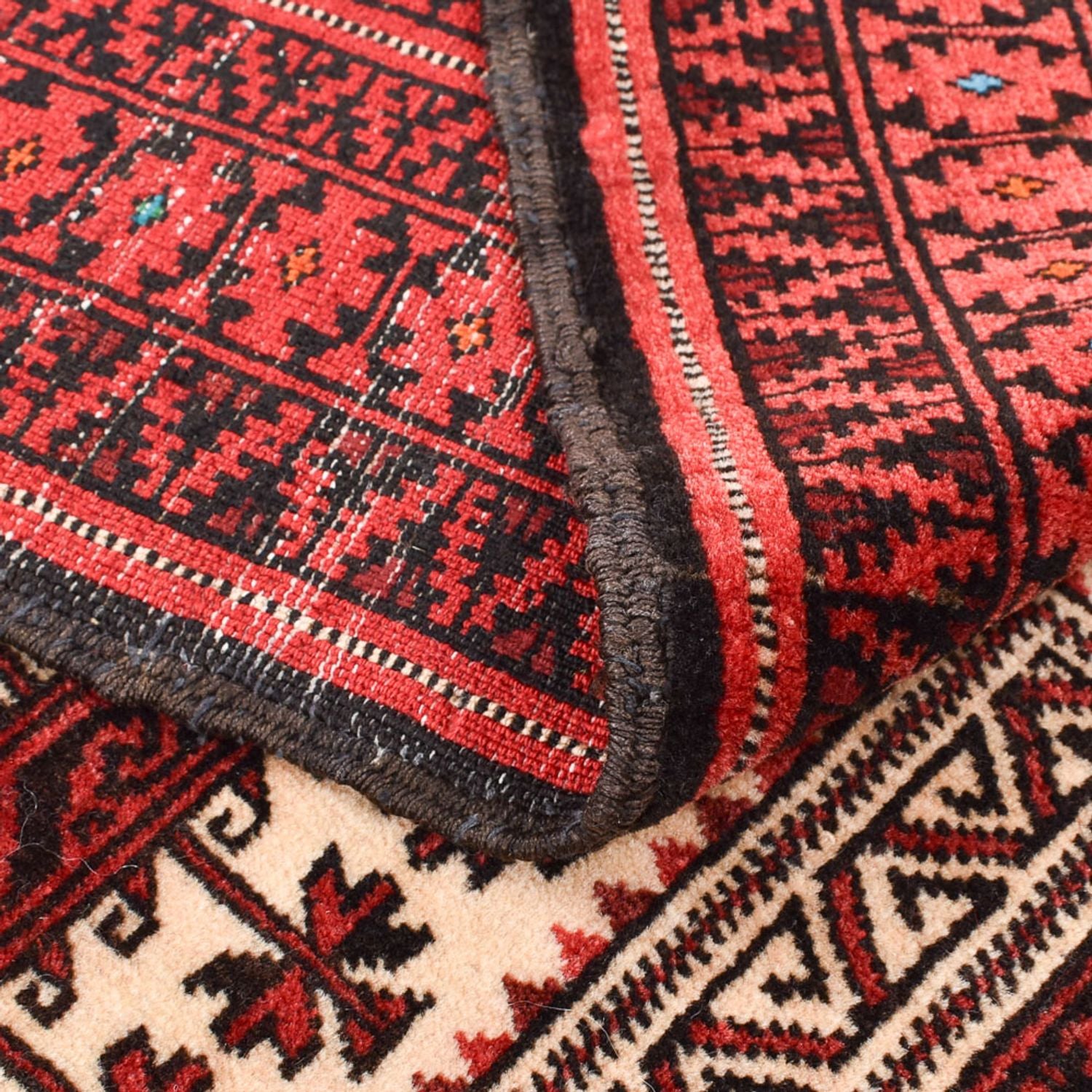 Tapis Belutsch - 144 x 99 cm - multicolore