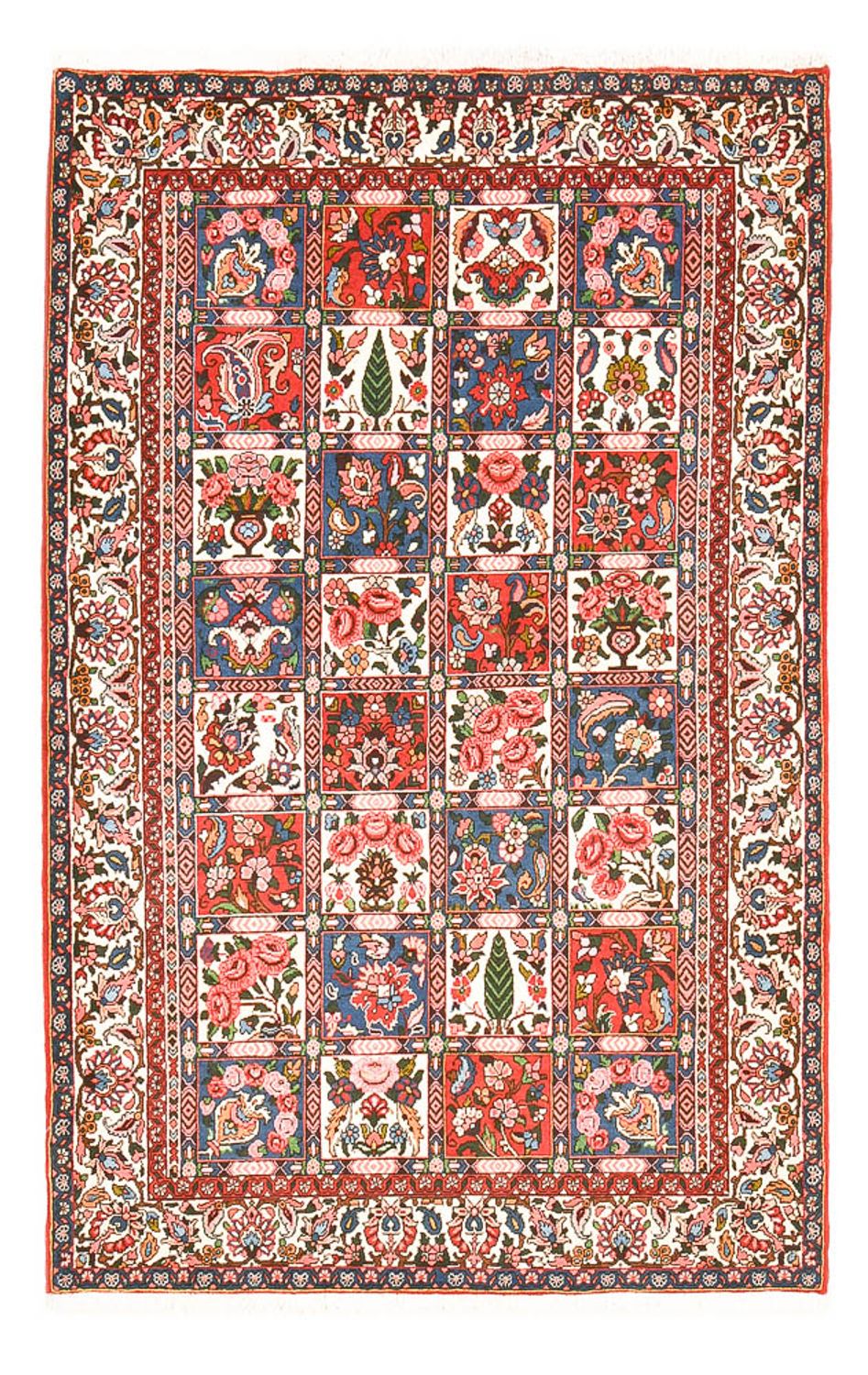 Tapis persan - Nomadic - 208 x 133 cm - multicolore