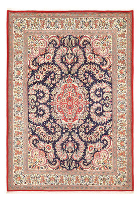 Tapis persan - Ghom - 300 x 210 cm - bleu foncé