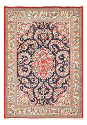 Tapis persan - Ghom - 300 x 210 cm - bleu foncé