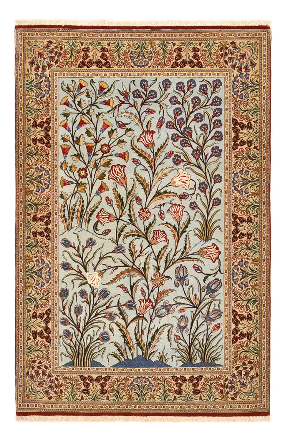 Tapis persan - Ghom - Royal - 200 x 131 cm - multicolore