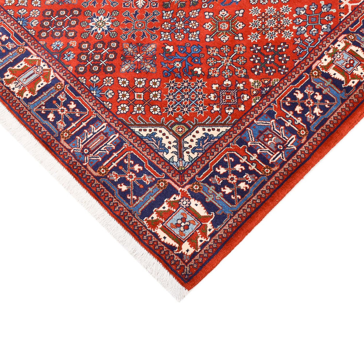 Tapis persan - Nomadic - 200 x 133 cm - rouge clair