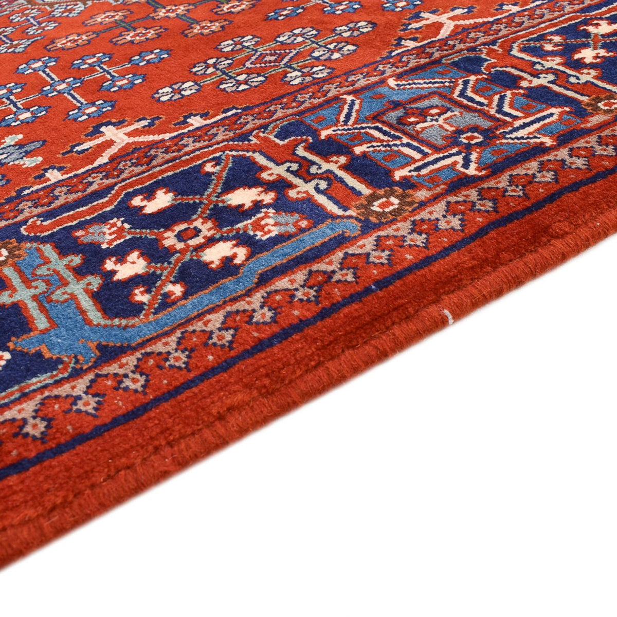 Tapis persan - Nomadic - 200 x 133 cm - rouge clair