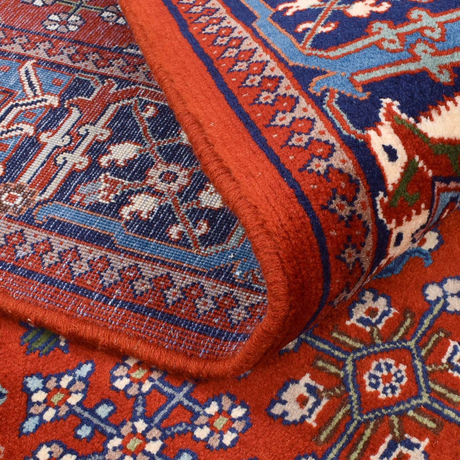 Tapis persan - Nomadic - 200 x 133 cm - rouge clair