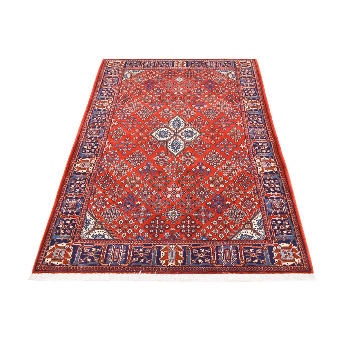 Tapis persan - Nomadic - 200 x 133 cm - rouge clair