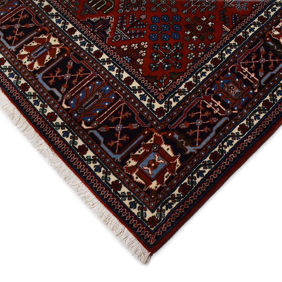 Tapis persan - Nomadic - 302 x 203 cm - rouge foncé