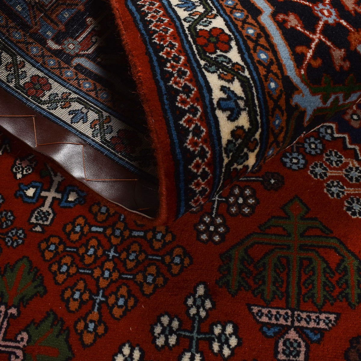 Tapis persan - Nomadic - 302 x 203 cm - rouge foncé