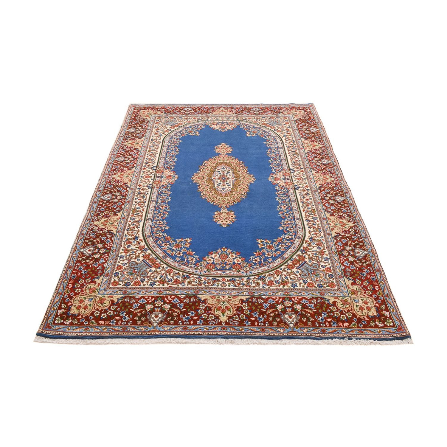 Tapis persan - Royal - 256 x 178 cm - bleu