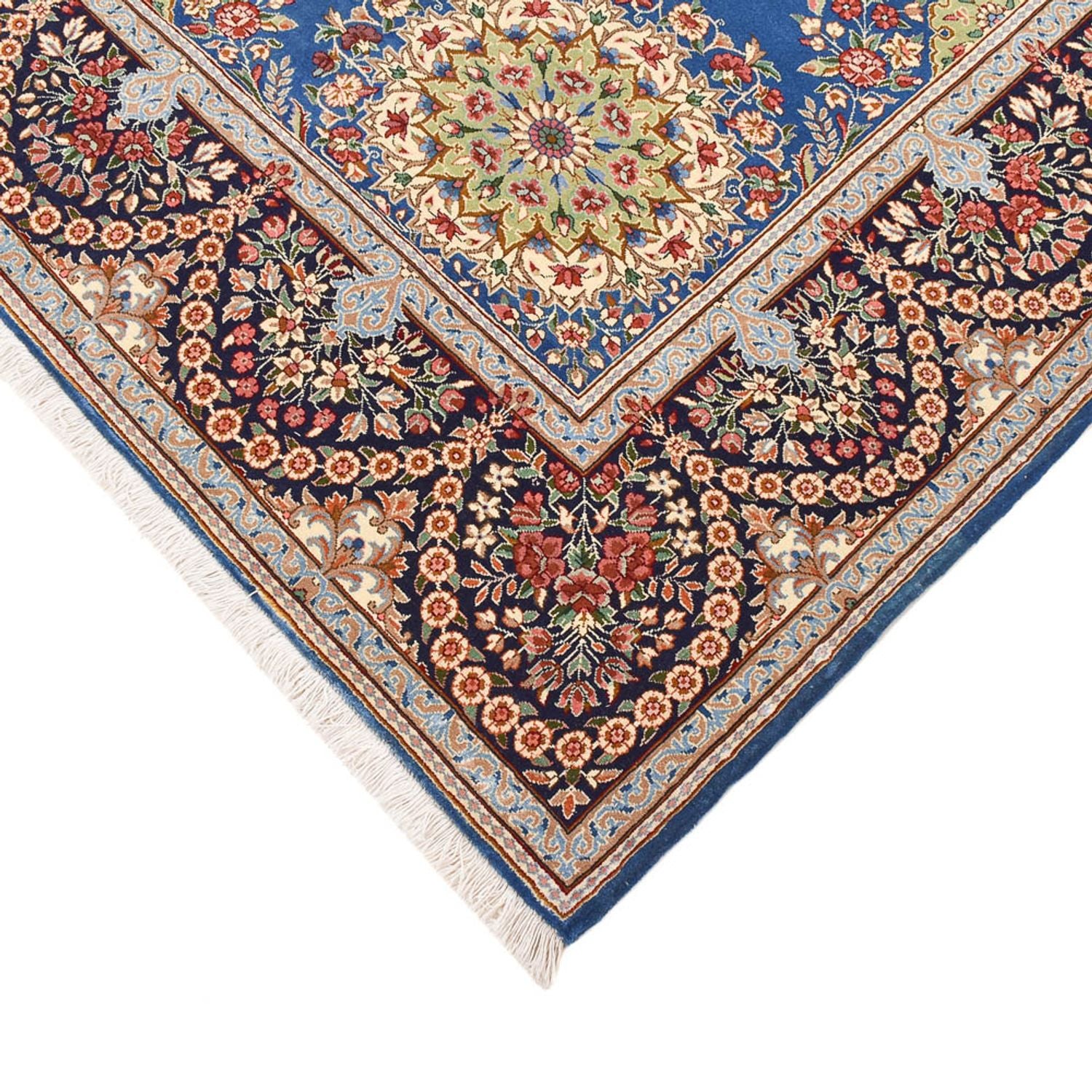 Tapis persan - Royal - 295 x 220 cm - bleu