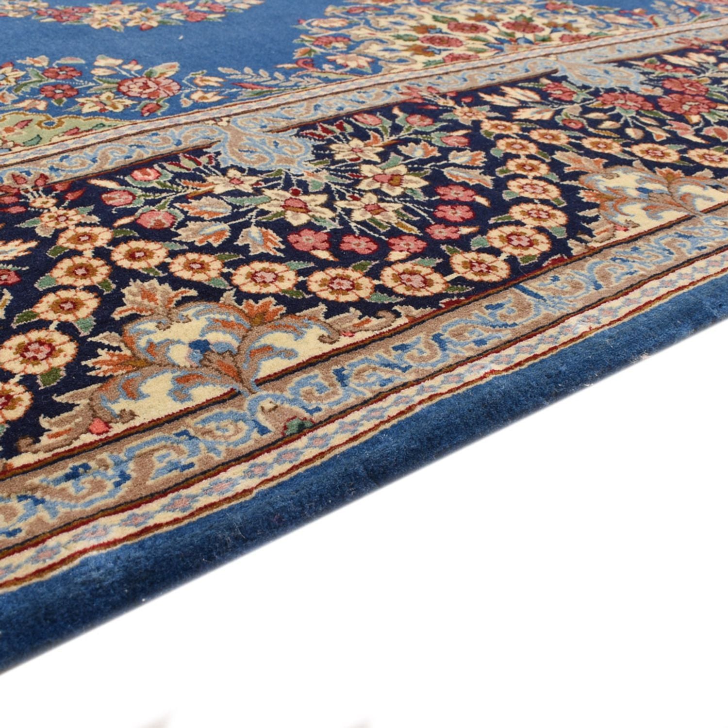 Tapis persan - Royal - 295 x 220 cm - bleu
