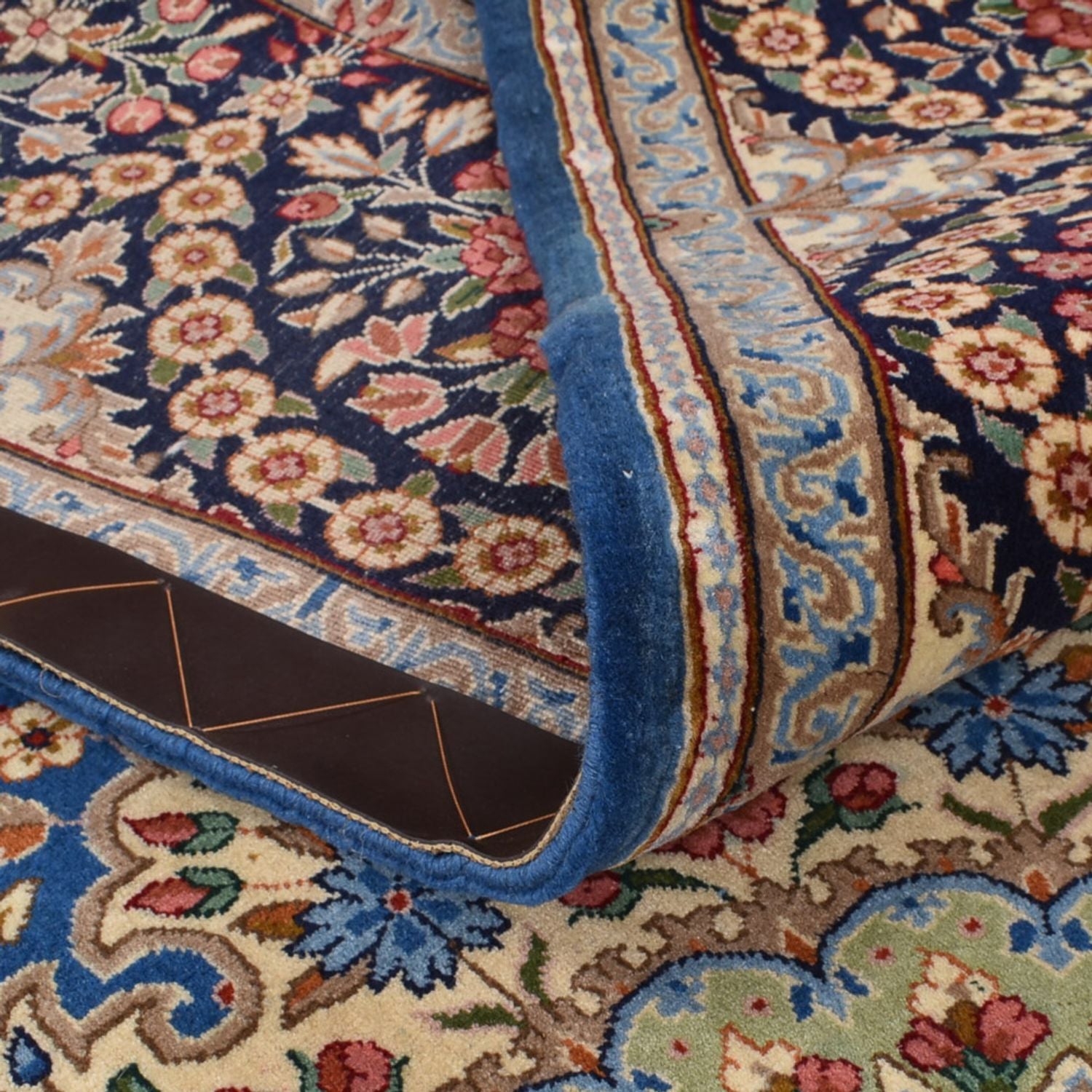 Tapis persan - Royal - 295 x 220 cm - bleu