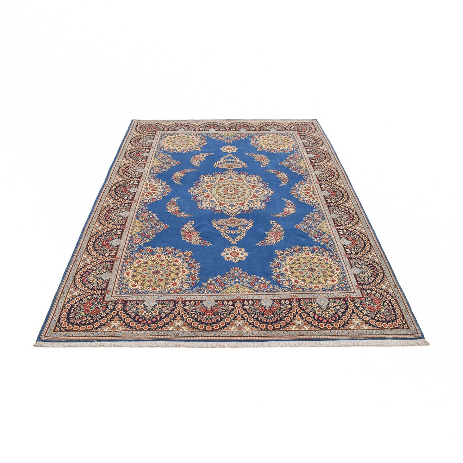 Tapis persan - Royal - 295 x 220 cm - bleu