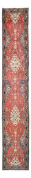 Tapis de couloir Tapis persan - Classique - 430 x 77 cm - rouge