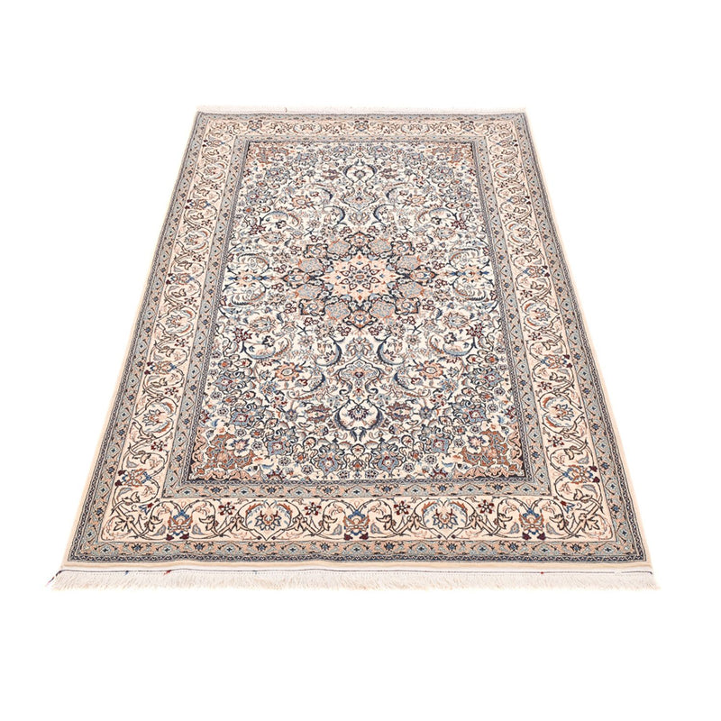 Tapis persan - Nain - Premium - 208 x 124 cm - beige clair