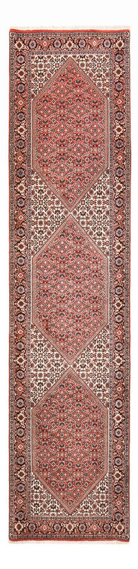 Tapis de couloir Tapis persan - Bidjar - 298 x 72 cm - rouille