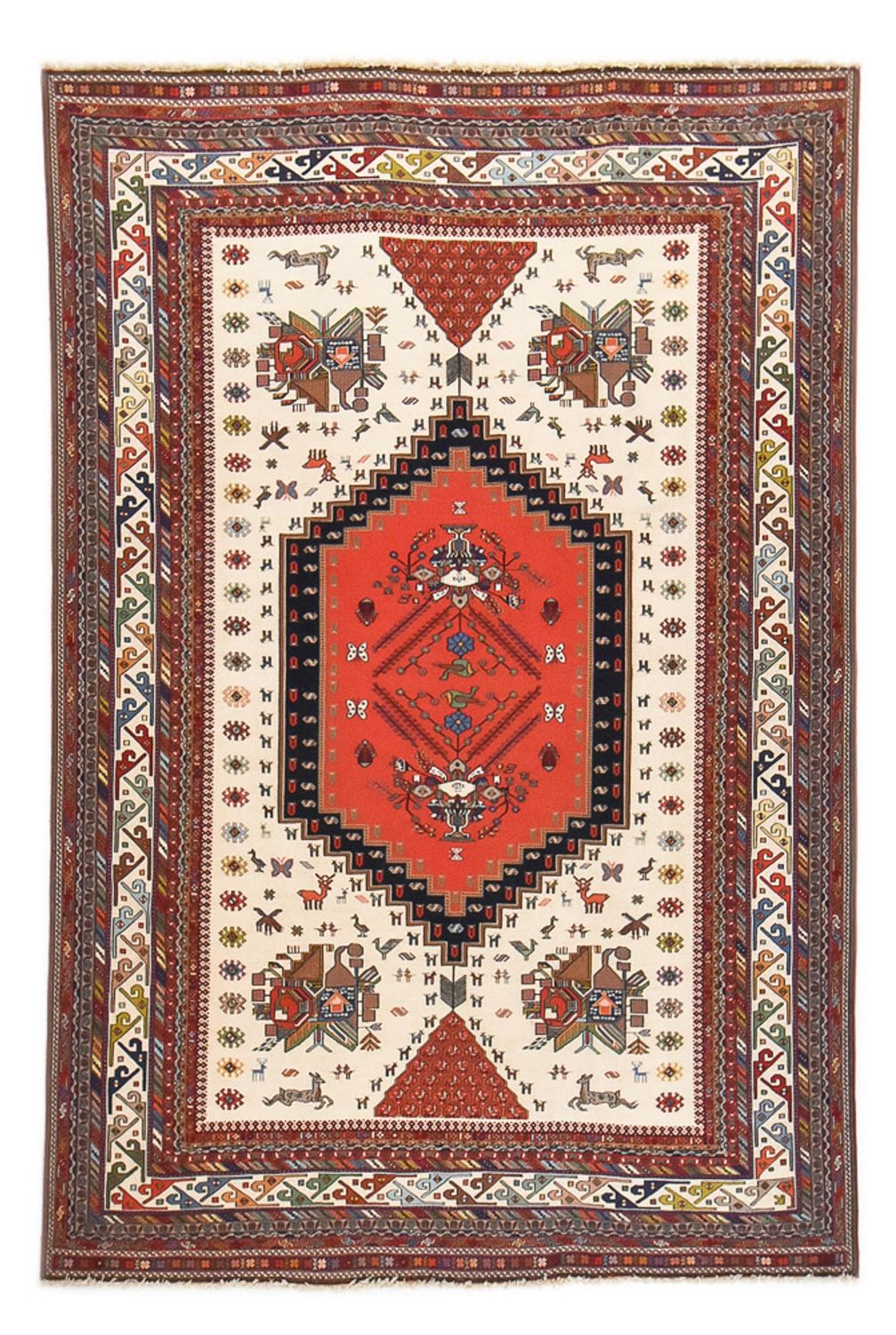 Tapis Kelim - Oriental - 297 x 198 cm - multicolore