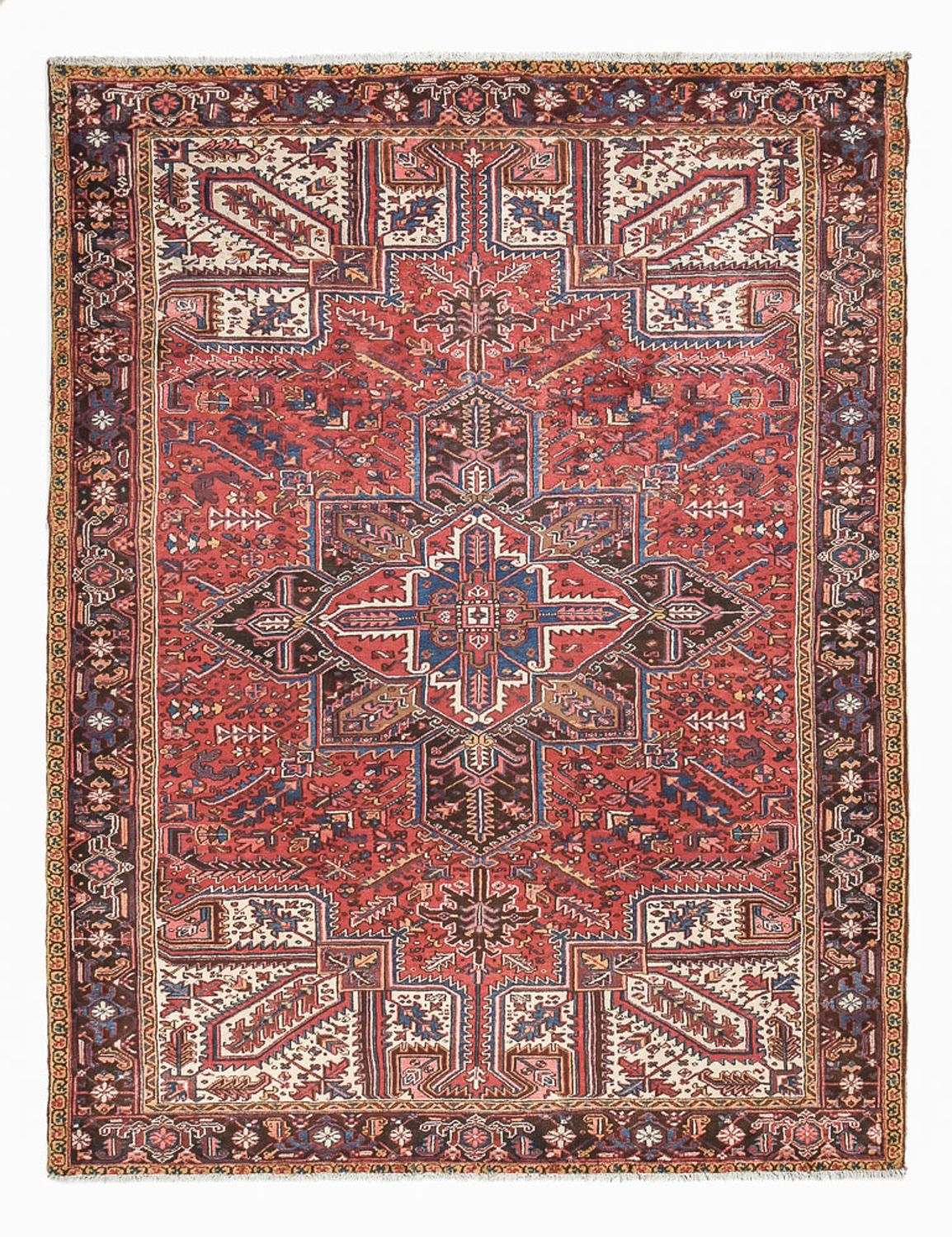 Tapis persan - Nomadic - 335 x 253 cm - rouge
