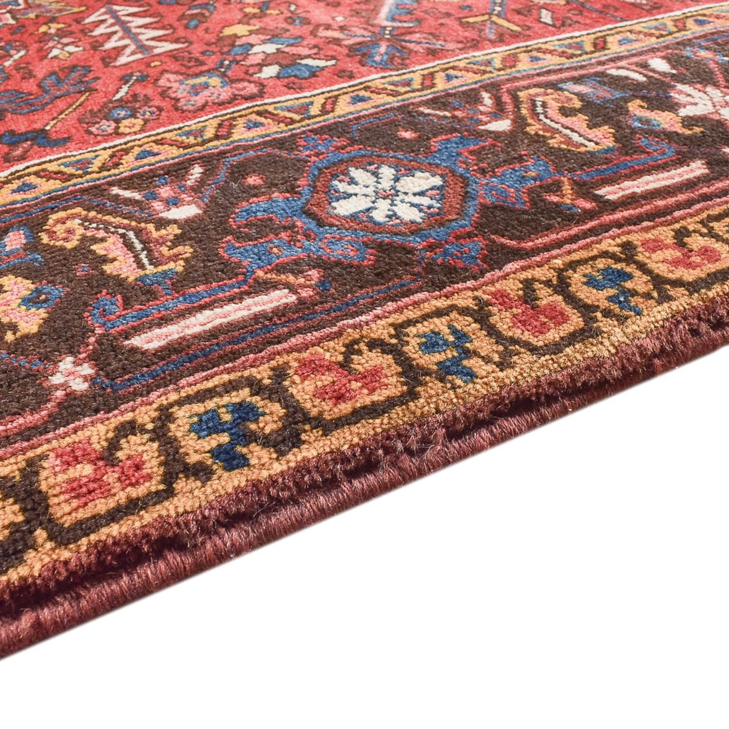 Tapis persan - Nomadic - 335 x 253 cm - rouge