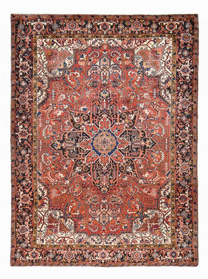 Tapis persan - Nomadic - 344 x 256 cm - rouge clair
